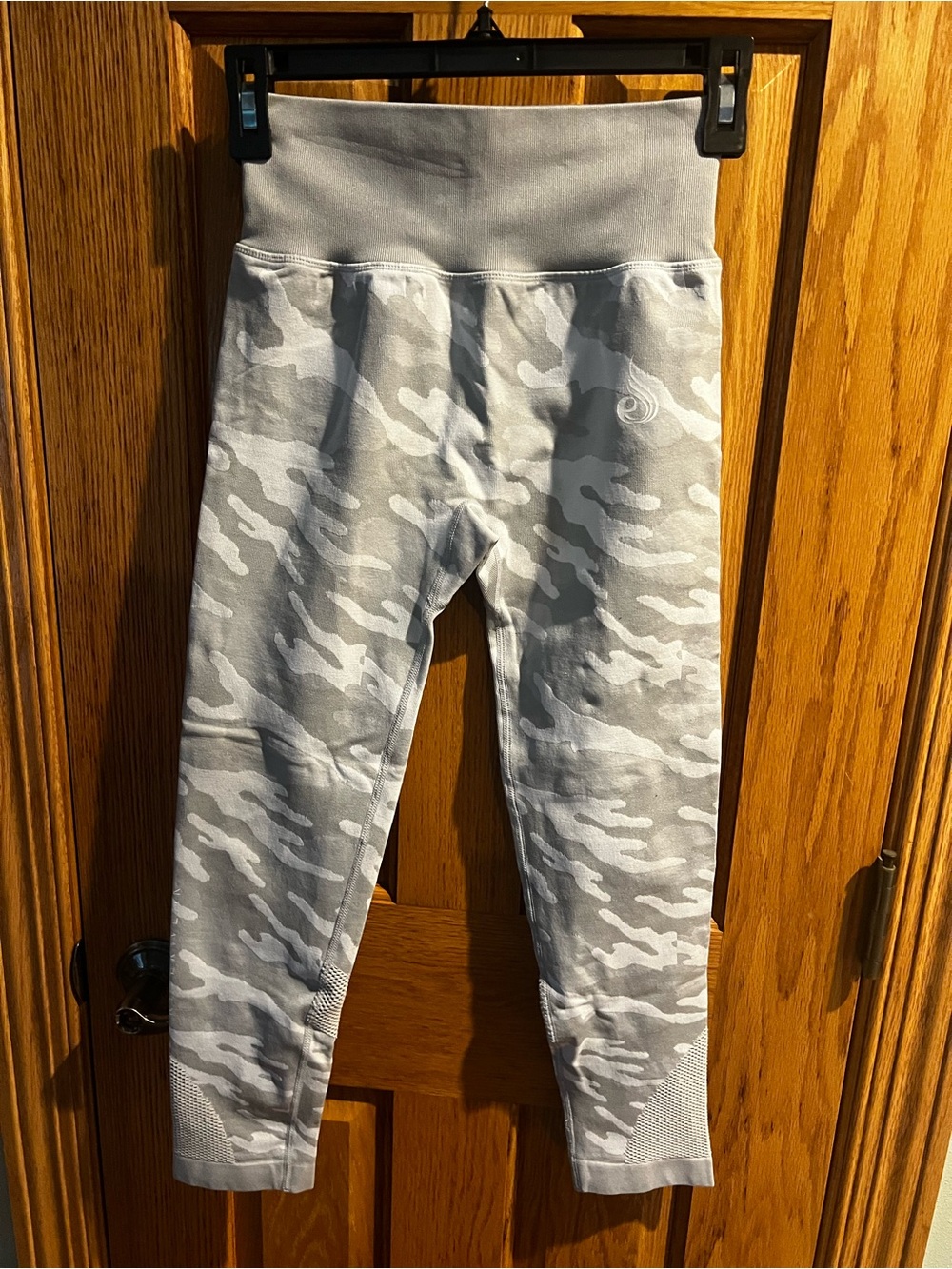 Ryderwear Gray Camo High-Waist Leggings